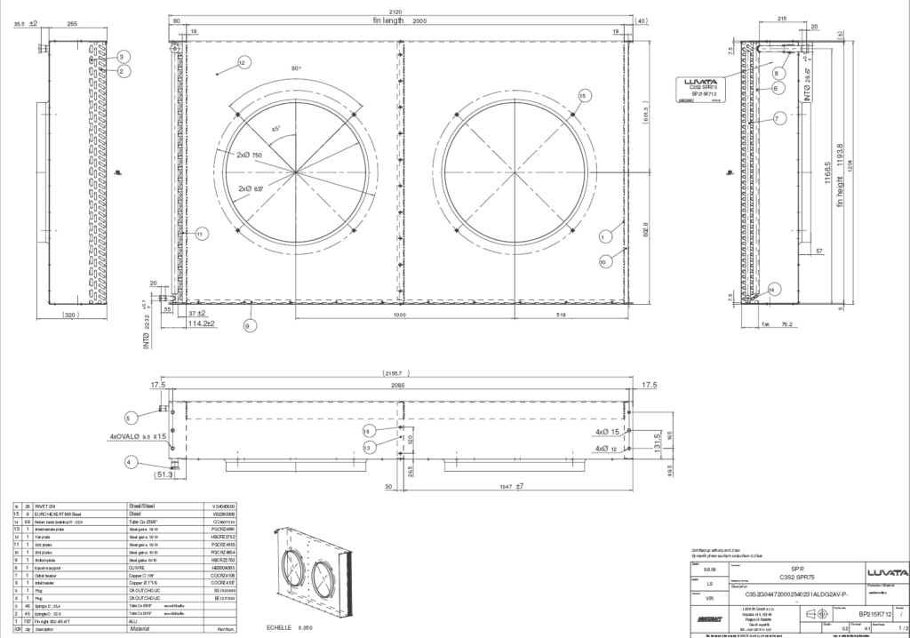 lloyd spr 752 1024x718 - Конденсатор воздушного охлаждения Lloyd SPR 75